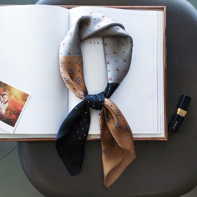 Šalikas Vyriškas šilkas skara kaklaraištis maža juostelė kišeninė kvadratinė iškirptė Šalikas dirbtinis šilkas mažas kvadratinis rankšluostis berniukui