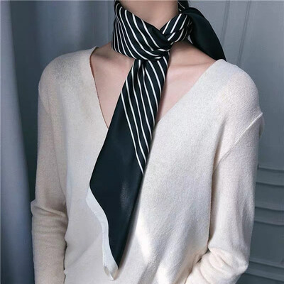 Šalikas Vyriškas šilkas skara kaklaraištis maža juostelė kišeninė kvadratinė iškirptė Šalikas dirbtinis šilkas mažas kvadratinis rankšluostis berniukui