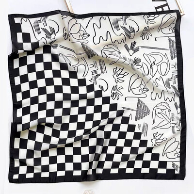 Šalikas Vyriškas šilkas skara kaklaraištis maža juostelė kišeninė kvadratinė iškirptė Šalikas dirbtinis šilkas mažas kvadratinis rankšluostis berniukui