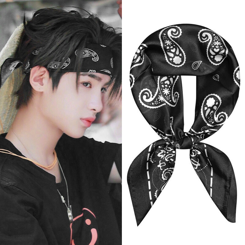 Šalikas Vyriškas šilkas skara kaklaraištis maža juostelė kišeninė kvadratinė iškirptė Šalikas dirbtinis šilkas mažas kvadratinis rankšluostis berniukui