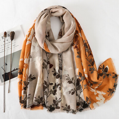 Eșarfă din bumbac de marcă de lux pentru femei, șaluri mari, design hijab, imprimeu echarpe, eșarfe cu ciucuri, damă, fură de plajă, tobe de eșapament, pareo