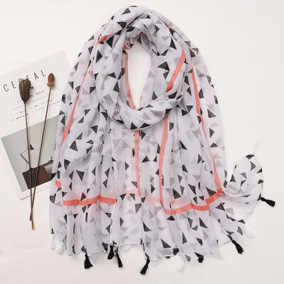 Eșarfă din bumbac de marcă de lux pentru femei, șaluri mari, design hijab, imprimeu echarpe, eșarfe cu ciucuri, damă, fură de plajă, tobe de eșapament, pareo