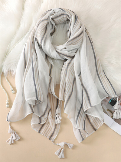 Eșarfă din bumbac de marcă de lux pentru femei, șaluri mari, design hijab, imprimeu echarpe, eșarfe cu ciucuri, damă, fură de plajă, tobe de eșapament, pareo