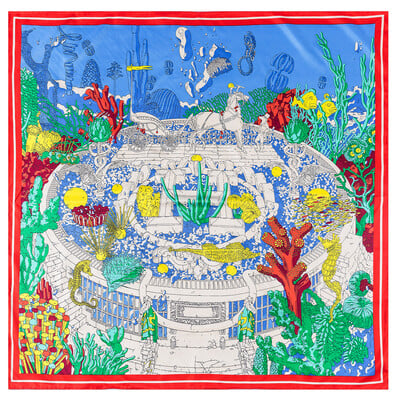 POBING Kézi tekercselt szálas selyem sál női három zsiráf négyzet alakú sál Echarpes Foulards női pakolás bandana hidzsáb 90 cm