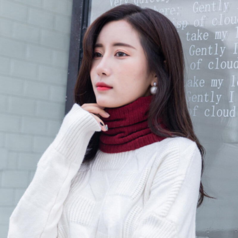 2024 új téli sál férfi női meleg kötött gyűrű sálak gyapjú szőr vastag gyerek nyakmelegítő fiú lány plüss sál gallér