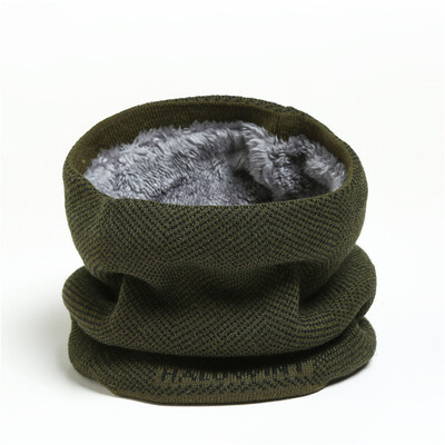 Θερμοκρασία λαιμού Χειμώνα Ζεστό κασκόλ Φουλάρι διπλής στρώσης Χοντρό φλις αντιανεμικό κασκόλ Δώρα για γυναίκες άντρες νεαρά αγόρια κορίτσια