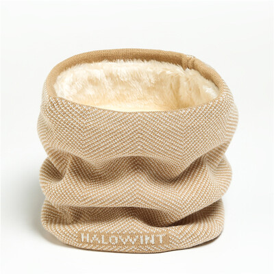 Θερμοκρασία λαιμού Χειμώνα Ζεστό κασκόλ Φουλάρι διπλής στρώσης Χοντρό φλις αντιανεμικό κασκόλ Δώρα για γυναίκες άντρες νεαρά αγόρια κορίτσια