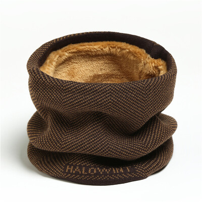 Θερμοκρασία λαιμού Χειμώνα Ζεστό κασκόλ Φουλάρι διπλής στρώσης Χοντρό φλις αντιανεμικό κασκόλ Δώρα για γυναίκες άντρες νεαρά αγόρια κορίτσια