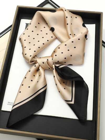 70x70cm Μεταξωτό Φουλάρι Τετράγωνο Γυναικείο Μόδα με λουλουδάτο εμπριμέ σάλι Περιτυλίγματος Άνοιξη Καλοκαιρινό λαιμόκοψη Μαλλιά Lady Χειμερινά Κασκόλ