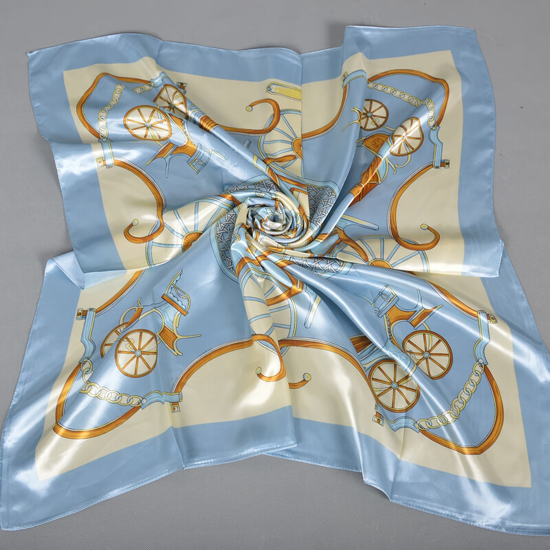 Army Green Ženski Paisley dizajn Kvadratni svileni šal Šal Ženski proljeće Jesen Zima Modni brend Elegantni šalovi Hidžab 90*90 cm