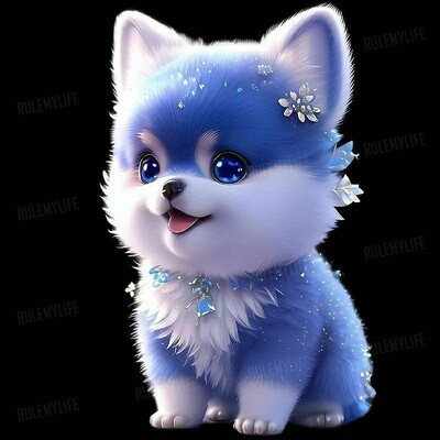 Autocolante de toaletă Pomeranian pentru toaletă Capac de toaletă Spătar Decor pentru câini Animal Accesorii de toaletă Decalcomanii autoadezivi de vinil