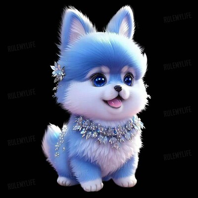 Autocolante de toaletă Pomeranian pentru toaletă Capac de toaletă Spătar Decor pentru câini Animal Accesorii de toaletă Decalcomanii autoadezivi de vinil