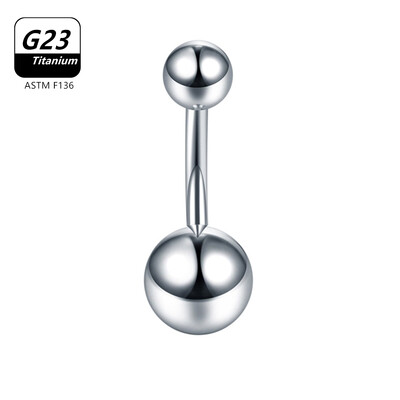1/5db ASTM F136 G23 Titán 14G Köldökgyűrű Köldök Nombril Piercing CZ Szexi Női Testékszerek Ombligo Nagyker