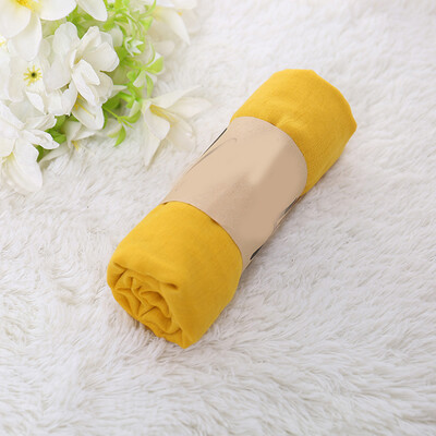 2024 új női pamut vászon sál Hidzsáb muszlim hosszú fejkendő sálak egyszínű puha női foulard strand sál