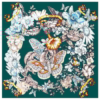 POBING selyemsál női lófejnyomat stólák négyzet alakú sálak, nagy kötésű kendők, hidzsábok, női selyem sálak, 130 cm