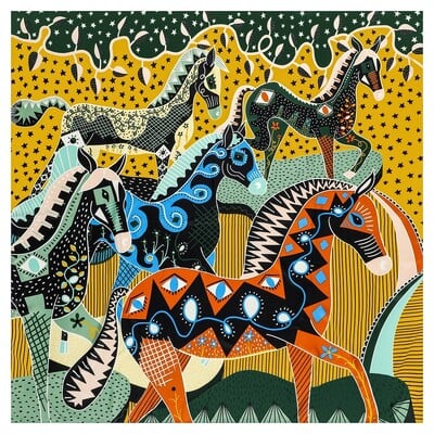 POBING selyemsál női lófejnyomat stólák négyzet alakú sálak, nagy kötésű kendők, hidzsábok, női selyem sálak, 130 cm