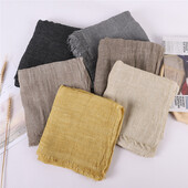 2023-as új őszi pamut pashmina kendő, női pakolás, meleg téli sálak, csúszó dizájn, női Foulard Beach sál