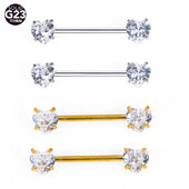 ASTM F136 Bijuterii din titan 5mm 1.2x14mm Unghii pentru mamelon Piercing pentru bară cu filet intern Bijuterii sexy pentru corp 16GNipple Barbell