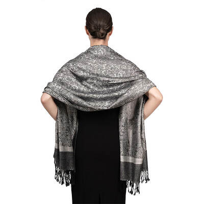 Travel Poncho Ζεστό κασμίρ Γυναικείο κασκόλ 2024 Πολυτελής χοντρή κουβέρτα Winter Bufanda Shawl Print New Wraps Pashmina Female Stoles