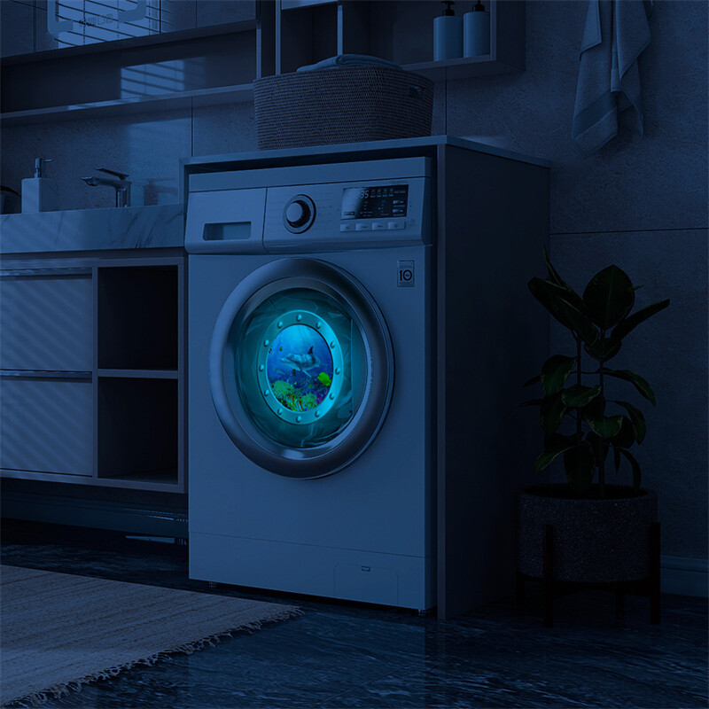 24 cm gaismas imitēts iluminators sienas uzlīmes okeāna vaļi haizivis bruņurupuči Zivis zemūdens logu ainavas PVC mājas dekorēšana