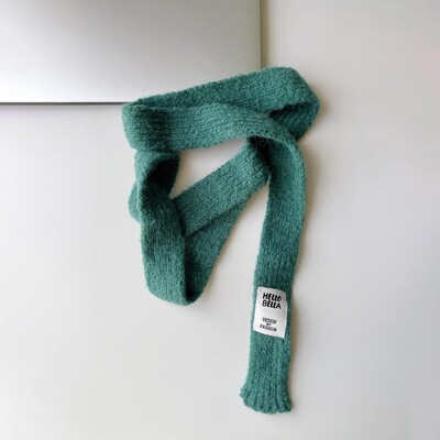 Női kötött sál betű logó Meleg vékony sál divat vékony divatos sál Hip-hop High Street divat hosszú sál téli sál