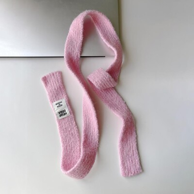 Női kötött sál betű logó Meleg vékony sál divat vékony divatos sál Hip-hop High Street divat hosszú sál téli sál