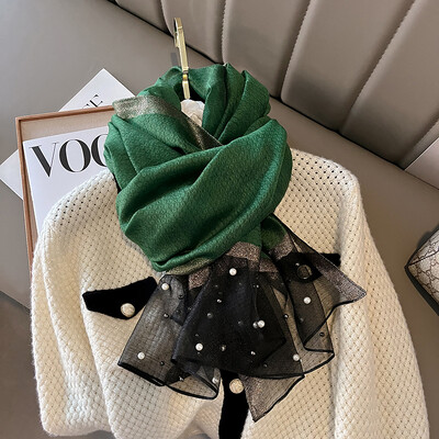 2023. Luksuzni brend Ženski modni šal Obični jednobojni svileni laneni šalovi Šalovi Ljetne ženske bandane Foulard Hidžab