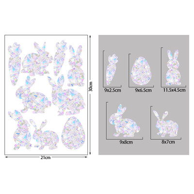 1 set de Crăciun fulg de zăpadă elan iarnă curcubeu autocolant fereastră agățați decorative din PVC vitraliu decalcomanii pentru fereastră decor acasă de Anul Nou