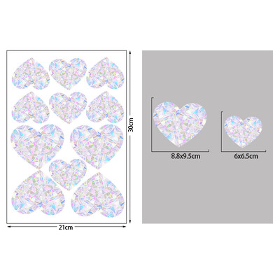 1 set de Crăciun fulg de zăpadă elan iarnă curcubeu autocolant fereastră agățați decorative din PVC vitraliu decalcomanii pentru fereastră decor acasă de Anul Nou