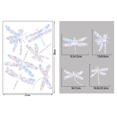 1 set de Crăciun fulg de zăpadă elan iarnă curcubeu autocolant fereastră agățați decorative din PVC vitraliu decalcomanii pentru fereastră decor acasă de Anul Nou