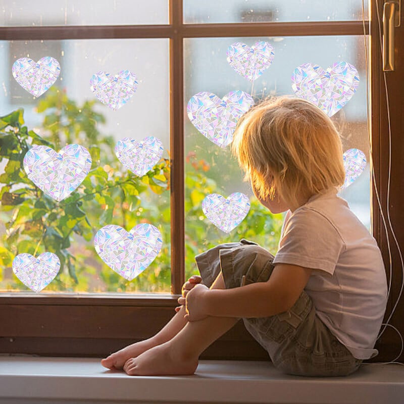 1 set de Crăciun fulg de zăpadă elan iarnă curcubeu autocolant fereastră agățați decorative din PVC vitraliu decalcomanii pentru fereastră decor acasă de Anul Nou