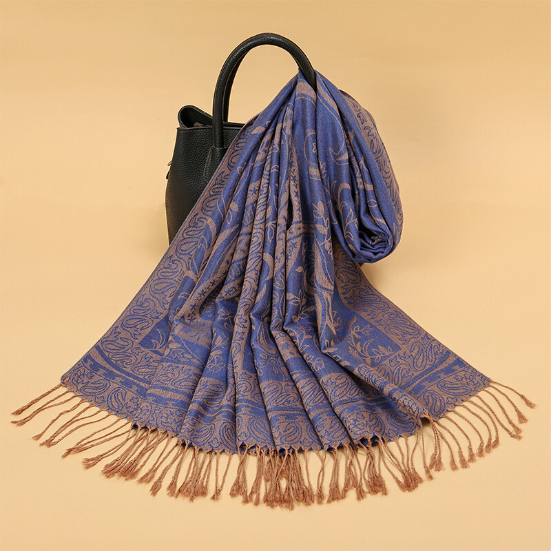 Eșarfă din cașmir de marcă de lux 2024, imprimeu pentru femei, împachetări noi, poncho de călătorie, pătură caldă, bufanda de iarnă, stole pentru femei