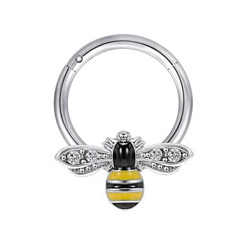 Goth Butterfly Nose Piercing Ring Nase Septum Piercing σκουλαρίκια Titanium Steel Nariz Piercing Ear χόνδρο Tragus Piercing Nez