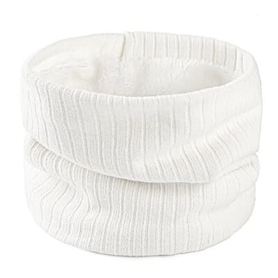 Téli sál Férfi Polár Gyűrű Bandana Kötött Meleg Szilárd Sál Női Nyakmelegítő Vastag Kasmír Forró Zsebkendő Símaszk