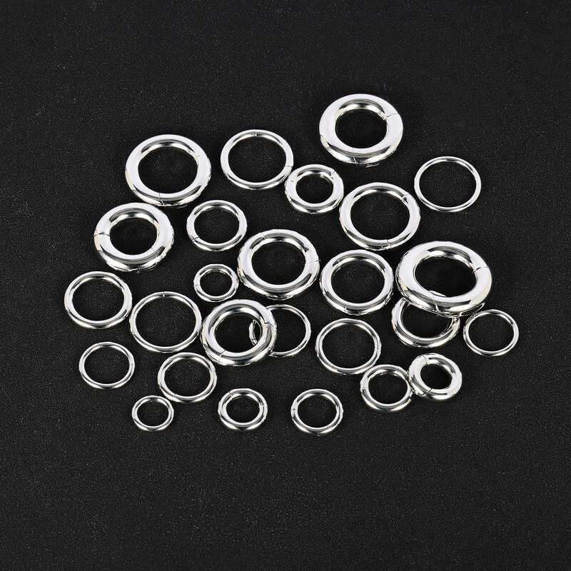 ZS 1PC Velike naušnice u obliku obruča Mjerači za uši od nehrđajućeg čelika 316L Čepovi Punk prstenovi za nos 2/4/6/8/10/12G BCR piercingi