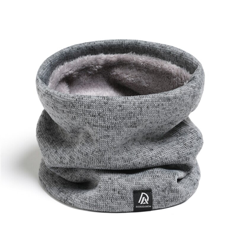 Unisex, topli zimski plišani šal od kašmira, žene, muškarci, pletena maska za cijelo lice, snood šalovi, debele šalove, bufanda, prigušivač novo