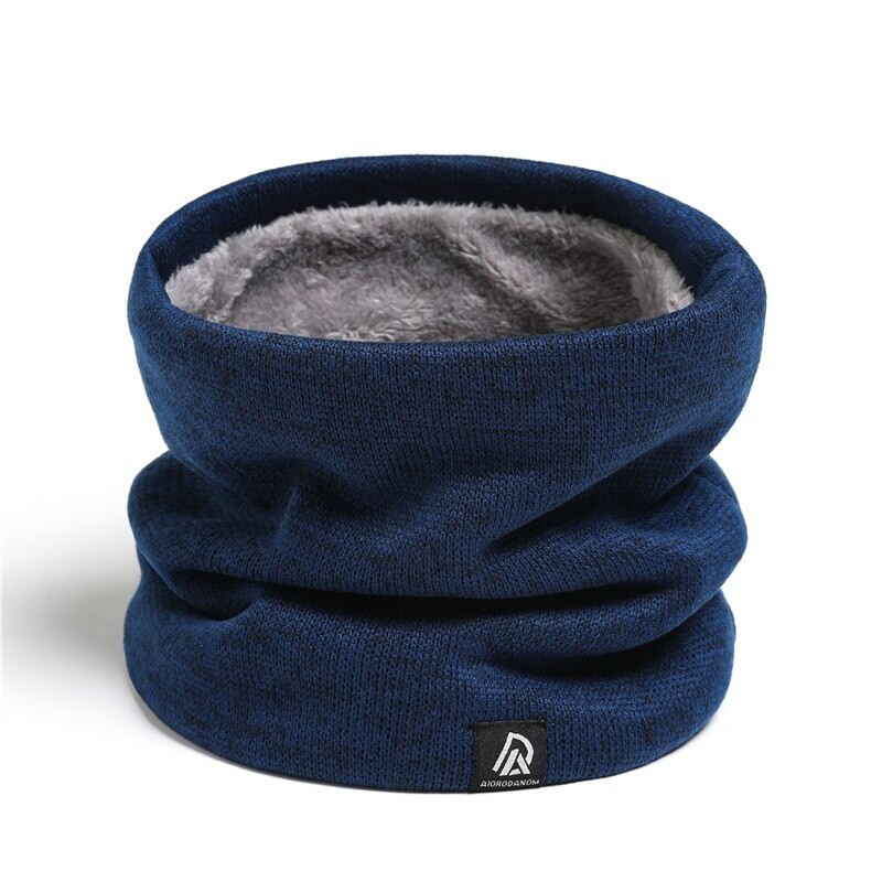 Unisex, topli zimski plišani šal od kašmira, žene, muškarci, pletena maska za cijelo lice, snood šalovi, debele šalove, bufanda, prigušivač novo