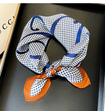 100%-ban természetes, valódi selyem sál női új nyomtatású nyakú hajpánt négyzet alakú kendő, nyakkendő, női hidzsáb poncsó bandana fejpánt 2023