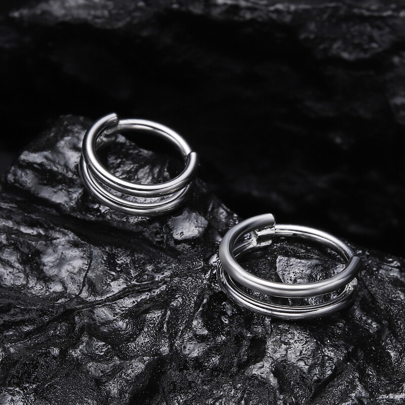 G23 Titan Antialergic Septum Piercing Inel Nariz Cerc Tragus Cartilaj Cercel Buze Stud Inel Clicker Bijuterii pentru corp 16G