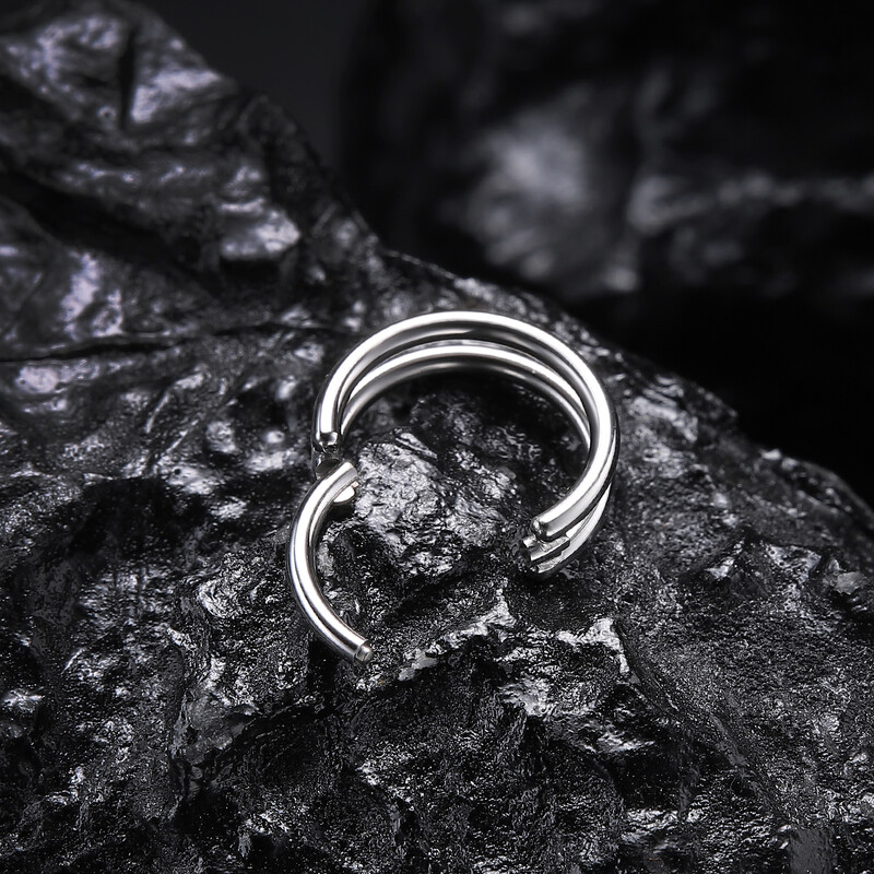 G23 Titan Antialergic Septum Piercing Inel Nariz Cerc Tragus Cartilaj Cercel Buze Stud Inel Clicker Bijuterii pentru corp 16G