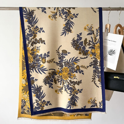 Meleg kasmír sál női kendő lónyomat új pakolások luxus vastag takaró téli Bufanda pashmina női utazási poncsó stólák