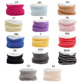 Őszi téli baba sál egyszínű plüss sálak nyakkendő gyerekeknek vastag meleg nyakú gallér G99C