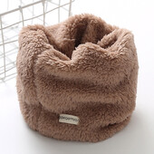 Βελούδινο κασκόλ για κορίτσια στο λαιμό Μικρό χειμωνιάτικο μαντίλι Χοντρό ζεστό αγόρι μωρό βελούδινο γιακά Παιδικό δαχτυλιδιάκι μωρό μωρό χειμωνιάτικα αξεσουάρ για μωρά