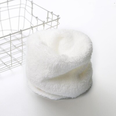 Βελούδινο κασκόλ για κορίτσια στο λαιμό Μικρό χειμωνιάτικο μαντίλι Χοντρό ζεστό αγόρι μωρό βελούδινο γιακά Παιδικό δαχτυλιδιάκι μωρό μωρό χειμωνιάτικα αξεσουάρ για μωρά