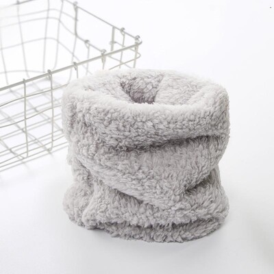 Βελούδινο κασκόλ για κορίτσια στο λαιμό Μικρό χειμωνιάτικο μαντίλι Χοντρό ζεστό αγόρι μωρό βελούδινο γιακά Παιδικό δαχτυλιδιάκι μωρό μωρό χειμωνιάτικα αξεσουάρ για μωρά