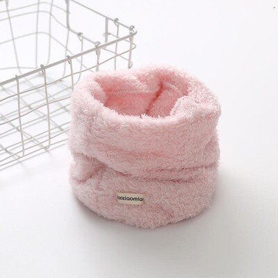 Βελούδινο κασκόλ για κορίτσια στο λαιμό Μικρό χειμωνιάτικο μαντίλι Χοντρό ζεστό αγόρι μωρό βελούδινο γιακά Παιδικό δαχτυλιδιάκι μωρό μωρό χειμωνιάτικα αξεσουάρ για μωρά