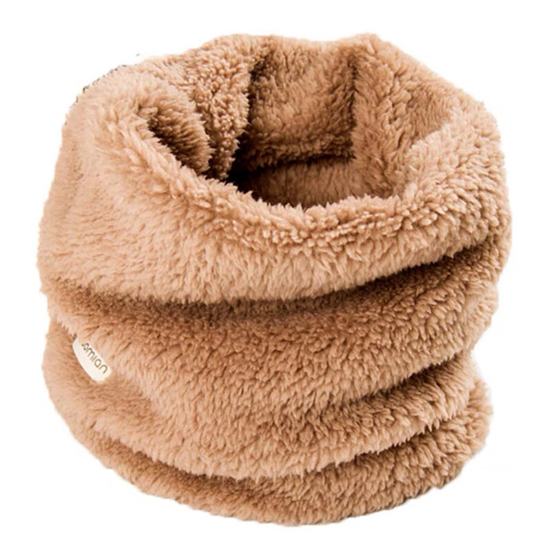Βελούδινο κασκόλ για κορίτσια στο λαιμό Μικρό χειμωνιάτικο μαντίλι Χοντρό ζεστό αγόρι μωρό βελούδινο γιακά Παιδικό δαχτυλιδιάκι μωρό μωρό χειμωνιάτικα αξεσουάρ για μωρά
