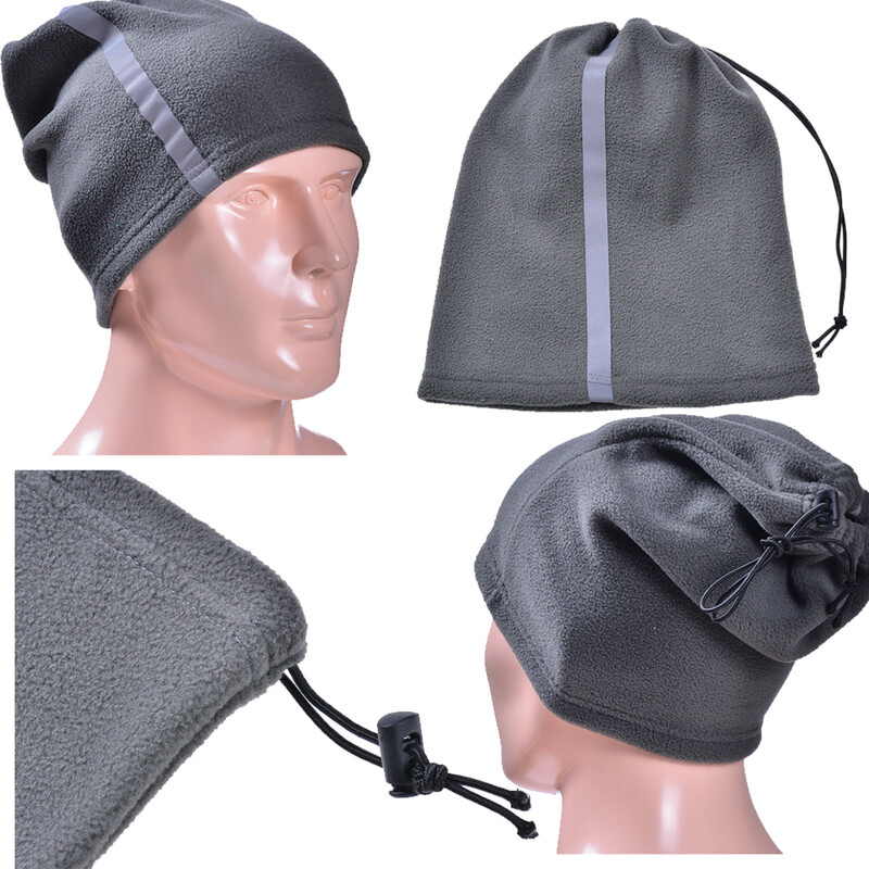 Reguliuojamas poliarinio vilnonio kaklo getras Šiltesnis šviesą atspindinčios juostelės Veido apdangalas Žiemai Šiltas Lauko Sportinis Šalikas Vyrai Moterys Slidinėjimas Dviratis