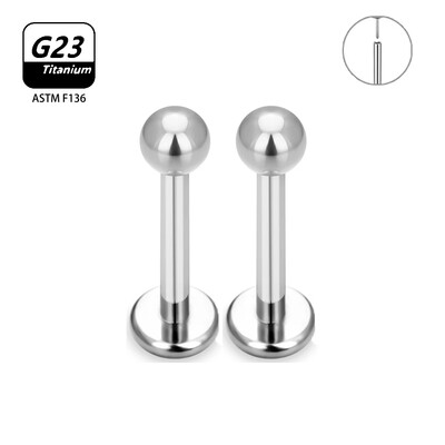 2/10 buc. Piercing din titan G23 pentru unghii nazale pentru femei, cercei cu știfturi Labret 16G, piercing cu zircon, bijuterii pentru corp.