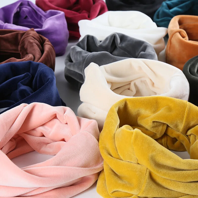 Rudens/ziemas vīriešu sieviešu kakla sildītājs viena apļa adīta šalle Moderns āra aksesuārs silts ērts šalle